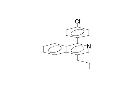 1-(4-CHLOROPHENYL)-4-PROPYLISOQUINOLINE