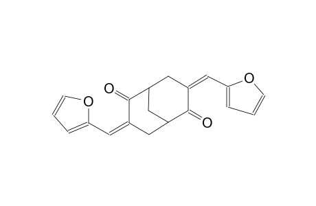 (1R,3Z,5R,7Z)-3,7-bis(2-furylmethylene)bicyclo[3.3.1]nonane-2,6-dione