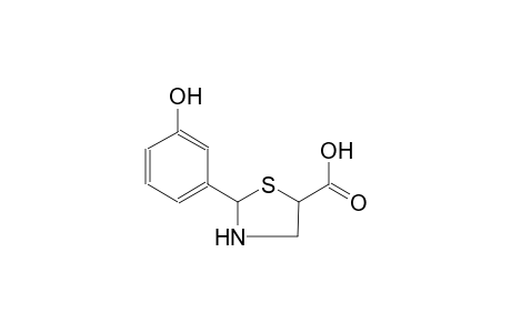 5-thiazolidinecarboxylic acid, 2-(3-hydroxyphenyl)-
