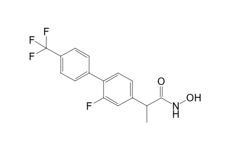 2-[2-Fluoro-4'-(trifluoromethyl)biphenyl-4-yl]-N-hydroxypropionamide
