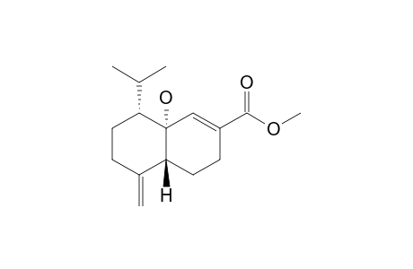 methyl (4aR,8R,8aR)-8a-hydroxy-5-methylidene-8-propan-2-yl-3,4,4a,6,7,8-hexahydronaphthalene-2-carboxylate