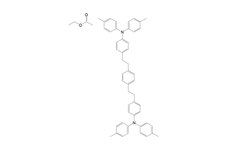 Ethyl acetate compound with 4,4'-(1,4-phenylenebis(ethane-2,1-diyl))bis(N,N-di-p-tolylaniline) (1:1)