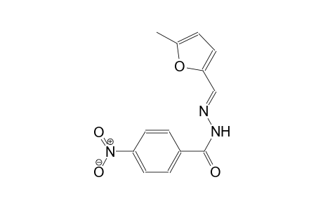 benzoic acid, 4-nitro-, 2-[(E)-(5-methyl-2-furanyl)methylidene]hydrazide