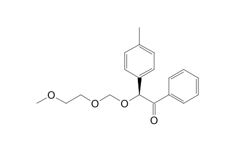 (2S)-1-phenyl-2-(4-methylphenyl)-2-(2-methoxyethoxymethoxy)ethanone