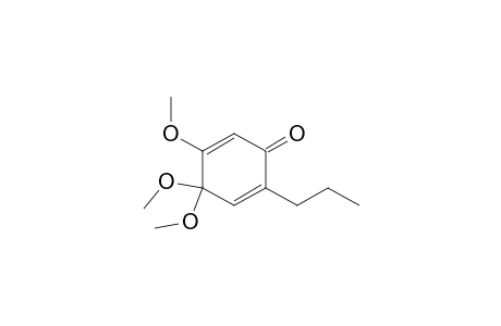 4,4,5-trimethoxy-2-propyl-1-cyclohexa-2,5-dienone