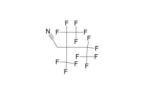 3,3-Bis(pentafluoroethyl)-4,4,4-trifluoro-butanenitrile