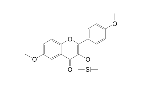 6,4'-Dimethoxy-3-hydroxyflavone, trimethylsilyl ether