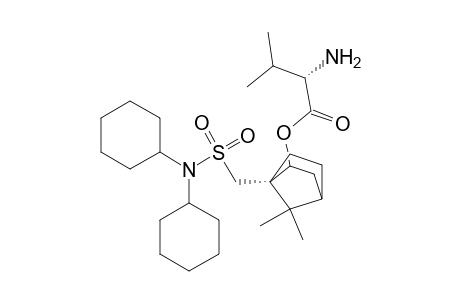 L-Valine, 1-[[(dicyclohexylamino)sulfonyl]methyl]-7,7-dimethylbicyclo[2.2.1]hept-2-yl ester, (1S-exo)-