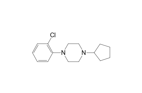 4-Cyclopentyl-1-(2-chlorophenyl)piperazine