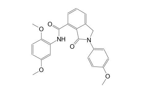 N-(2,5-dimethoxyphenyl)-2-(4-methoxyphenyl)-3-oxo-4-isoindolinecarboxamide