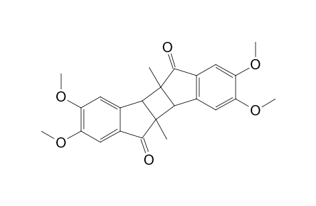 (4b.alpha.,4c.beta.,9b.beta.,9c.alpha.)-4b,4c,9b,9c-Tetrahydro-2,3,7,8-tetramethoxy-4c,9c-dimethylcyclobuta[1,2-a:3,4-a']diindene-5,12-dione