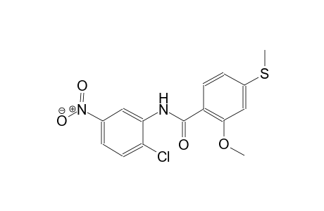 N-(2-chloro-5-nitrophenyl)-2-methoxy-4-(methylsulfanyl)benzamide