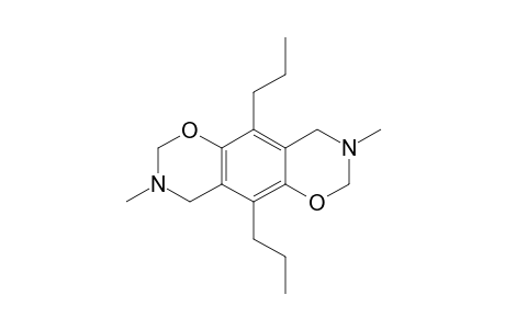 1,3-Oxazino[6,5-g][1,3]benzoxazine, 2,3,4,7,8,9-hexahydro-3,8-dimethyl-5,10-dipropyl-