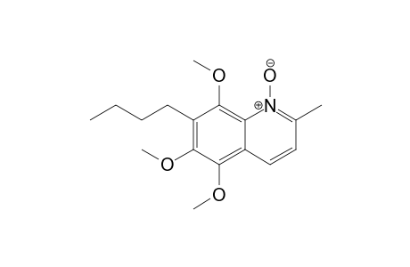 5,6,8-Trimethoxy-7-butyl-2-methylquinoline N-oxide
