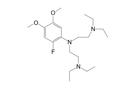 4-Fluoro-5-[bis[diethylaminoethyl]amino]veratrole