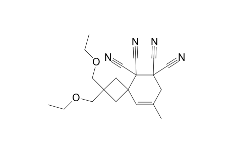 2,2-Bis(ethoxymethyl)-8-methylspiro[3.5]non-8-ene-5,5,6,6-tetracarbonitrile