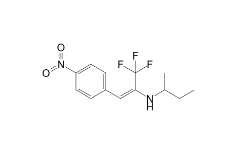 N-[2-(4-Nitrophenyl)-1-(trifluoromethyl)ethenyl]-2-butylamine