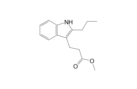 3-[(2'-Methoxycarbonyl)ethyl]-2-propylindole