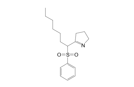 2-(1-PHENYLSULFONYLHEPTYL)-1,2-DEHYDROPYRROLIDINE
