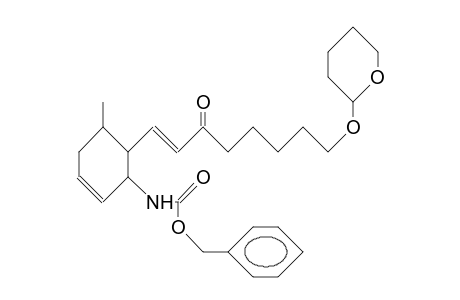 8-(Tetrahydropyran-2-yloxy)-1-(3-benzyloxycarbamino-5-methyl-cyclohexen-4-yl)-oct-1-en-3-one