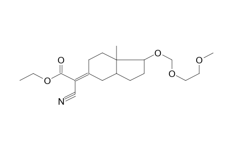 Acetic acid, 1-cyano-1-[7-(2-methoxyethoxymethoxy)-6-methylbicyclo[4.3.0]non-3-ylidene]-, ethyl ester