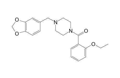 1-(1,3-Benzodioxol-5-ylmethyl)-4-(2-ethoxybenzoyl)piperazine