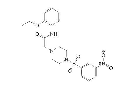 1-piperazineacetamide, N-(2-ethoxyphenyl)-4-[(3-nitrophenyl)sulfonyl]-