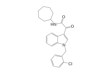 1H-Indole-3-acetamide, 1-[(2-chlorophenyl)methyl]-N-cycloheptyl-.alpha.-oxo-