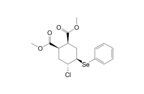 DIMETHYL-(1RS,2RS,4RS,5SR)-1-PHENYLSELENO-2-CHLORO-CYCLOHEXANE-4,5-DICARBOXYLATE