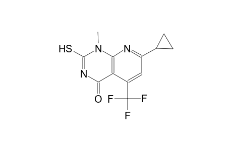 pyrido[2,3-d]pyrimidin-4(1H)-one, 7-cyclopropyl-2-mercapto-1-methyl-5-(trifluoromethyl)-