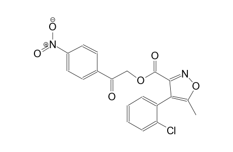 2-(4-nitrophenyl)-2-oxoethyl 4-(2-chlorophenyl)-5-methyl-3-isoxazolecarboxylate