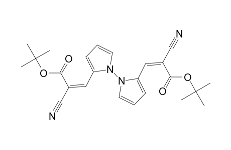 2-Propenoic acid, 3,3'-[1,1'-bi-1H-pyrrole]-2,2'-diylbis[2-cyano-, bis(1,1-dimethylethyl) ester