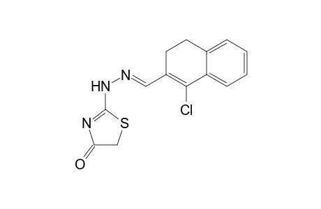 2-(2-((4-Chloro-1,2-dihydronaphthalen-3-yl)-methylene)hydrazinyl)thiazol-4(5H)-one