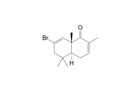 (4aS,8aR)-7-bromanyl-2,5,5,8a-tetramethyl-4a,6-dihydro-4H-naphthalen-1-one