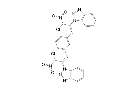 N,N'-Bis[(1E)-1-(1H-benzotriazol-1-yl)-2-chloro-2-nitroethylidene]benzene-1,3-diamine