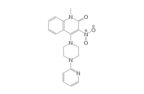 1-methyl-3-nitro-4-[4-(2-pyridinyl)-1-piperazinyl]-2(1H)-quinolinone