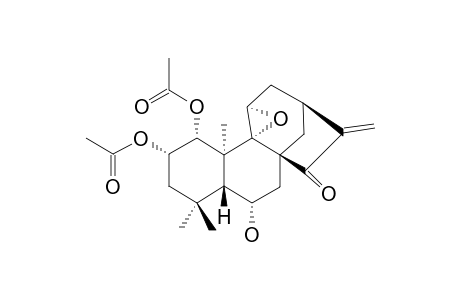 EXSERTIFOLIN-E;ENT-1-BETA,2-BETA-DIACETOXY-6-BETA-HYDROXY-9-BETA,11-BETA-EPOXY-16-KAUREN-15-ONE