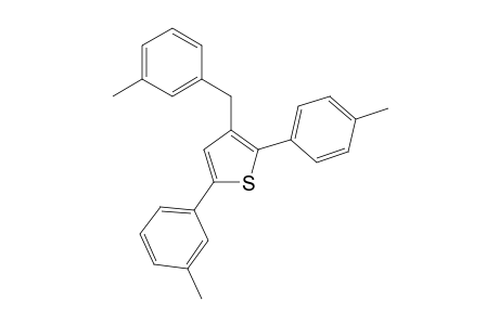 3-(3-Methylbenzyl)-5-(m-tolyl)-2-(p-tolyl)thiophene