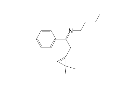 Butyl-[2-(3,3-dimethyl-cycloprop-1-enyl)-1-phenyl-ethylidene]-amine