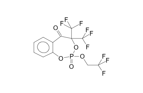 2-(2,2,2-TRIFLUOROETHOXY)-2,5-DIOXO-4,4-BIS(TRIFLUOROMETHYL)-6,7-BENZO-1,3,2-DIOXAPHOSPHEPANE