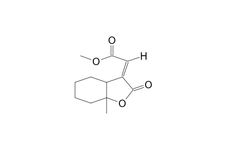 ACETIC ACID, (HEXAHYDRO-7A-METHYL-2-OXO-3(2H)-BENZOFURANYLIDENE)-METHYL ESTER