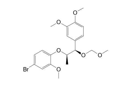 (1R,2R)-1-(3'',4''-Dimethoxyphenyl)-1-(methoxymethoxy)-2-(4'-bromo-2'-methoxyphenoxy)propane