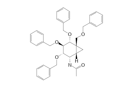 (1-R,2-R,3-S,4-S,5-S,6-S)-5-ACETAMIDO-2,3,4-TRIBENZYLOXY-1-(BENZYLOXYMETHYL)-BICYCLO-[4.1.0]-HEPTANE
