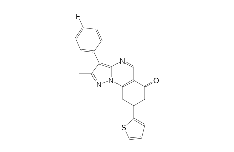 pyrazolo[1,5-a]quinazolin-6(7H)-one, 3-(4-fluorophenyl)-8,9-dihydro-2-methyl-8-(2-thienyl)-