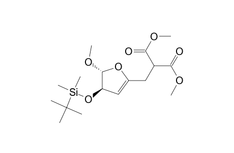 Propanedioic acid, [[4-[[(1,1-dimethylethyl)dimethylsilyl]oxy]-4,5-dihydro-5-methoxy-2-furanyl]methyl]-, dimethyl ester, (4R-trans)-