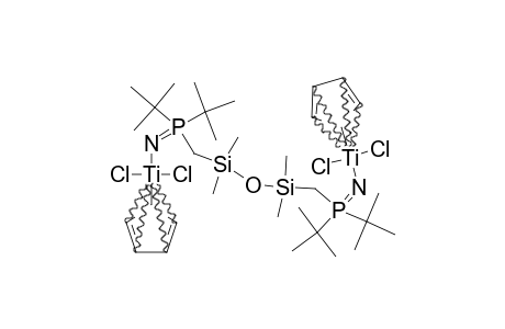 [CP-TI-CL2-NP(T-BU)2-CH2-SIME2]2O