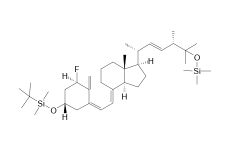 [[(1.alpha.,3.beta.,5Z,7E,22E)-3-[[(1,1-dimethylethyl)dimethylsilyl]oxy]-1-fluoro-9,10-secoergosta-5,7,10(9),22-tetraen-25-yl]oxy]trimethylsilane