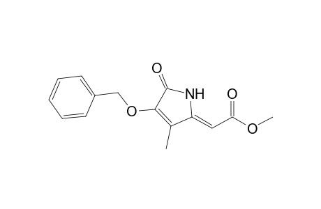 3-Benzyloxy-4-methyl-5-[Z-(methoxycarbonyl-methylidene)]-pyrrol-2-one