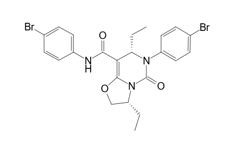 (3R,7S)-5,8-[N,N'-Bis(4-bromophenyl)-3,7-diethyl-5-oxo-2,3,6,7-tetrahydro-5H-[1,3]oxazolo[3,2-c]pyrimidine-8-carboxamide