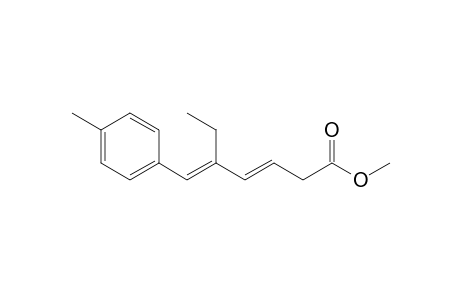 (3E,5E)-5-ethyl-6-(p-tolyl)hexa-3,5-dienoic acid methyl ester